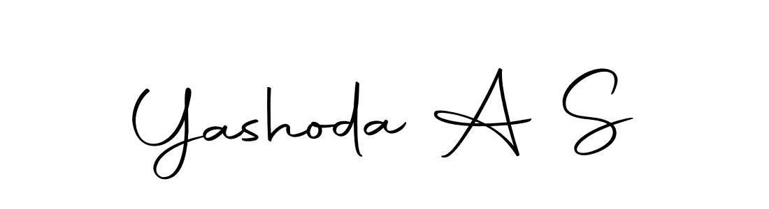 Make a beautiful signature design for name Yashoda A S. With this signature (Autography-DOLnW) style, you can create a handwritten signature for free. Yashoda A S signature style 10 images and pictures png