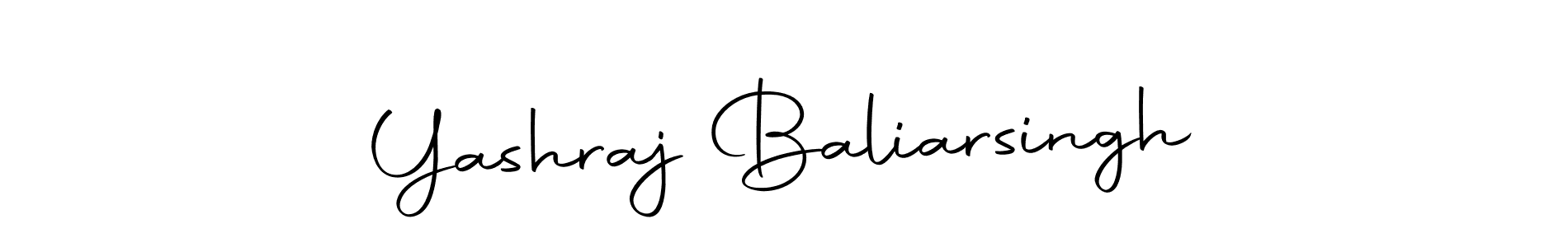 How to make Yashraj Baliarsingh name signature. Use Autography-DOLnW style for creating short signs online. This is the latest handwritten sign. Yashraj Baliarsingh signature style 10 images and pictures png