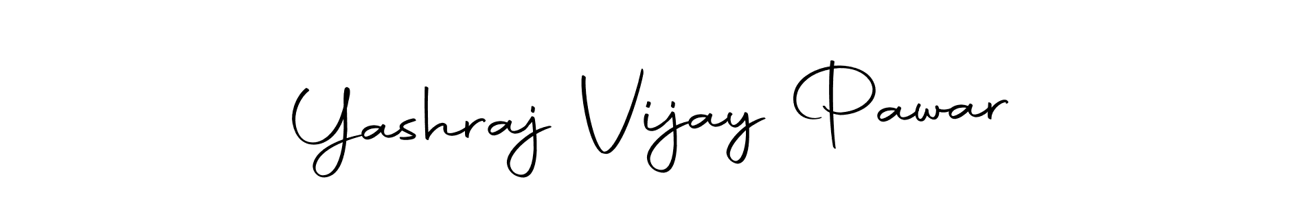 Design your own signature with our free online signature maker. With this signature software, you can create a handwritten (Autography-DOLnW) signature for name Yashraj Vijay Pawar. Yashraj Vijay Pawar signature style 10 images and pictures png