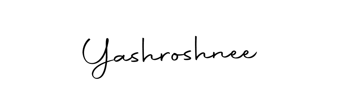 Design your own signature with our free online signature maker. With this signature software, you can create a handwritten (Autography-DOLnW) signature for name Yashroshnee. Yashroshnee signature style 10 images and pictures png