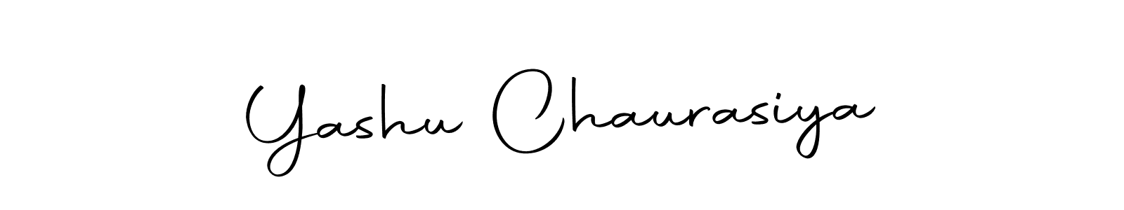 Create a beautiful signature design for name Yashu Chaurasiya. With this signature (Autography-DOLnW) fonts, you can make a handwritten signature for free. Yashu Chaurasiya signature style 10 images and pictures png