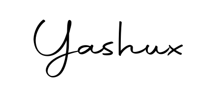 Turn your name Yashux into a signature brand with Autography-DOLnW styling. Download in standard PNG or transparent format anytime. Yashux signature style 10 images and pictures png