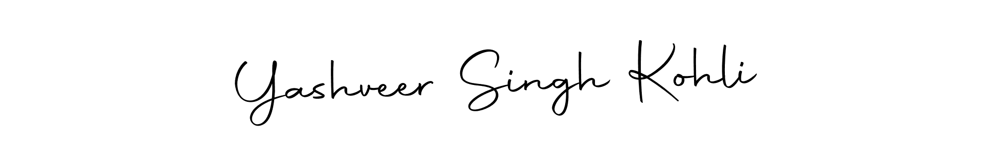 Make a beautiful signature design for name Yashveer Singh Kohli. Use this online signature maker to create a handwritten signature for free. Yashveer Singh Kohli signature style 10 images and pictures png