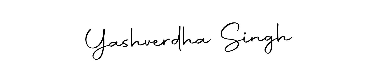 Design your own signature with our free online signature maker. With this signature software, you can create a handwritten (Autography-DOLnW) signature for name Yashverdha Singh. Yashverdha Singh signature style 10 images and pictures png