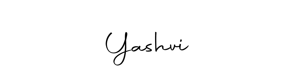 Design your own signature with our free online signature maker. With this signature software, you can create a handwritten (Autography-DOLnW) signature for name Yashvi❤️. Yashvi❤️ signature style 10 images and pictures png