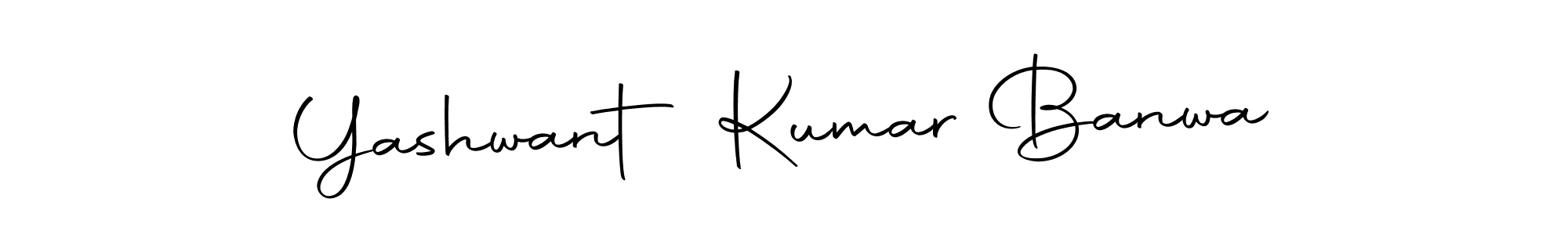 Make a beautiful signature design for name Yashwant Kumar Banwa. Use this online signature maker to create a handwritten signature for free. Yashwant Kumar Banwa signature style 10 images and pictures png
