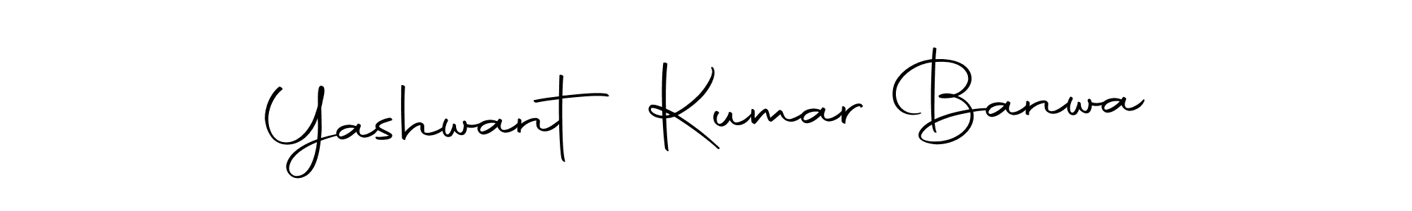 Use a signature maker to create a handwritten signature online. With this signature software, you can design (Autography-DOLnW) your own signature for name Yashwant Kumar Banwa. Yashwant Kumar Banwa signature style 10 images and pictures png