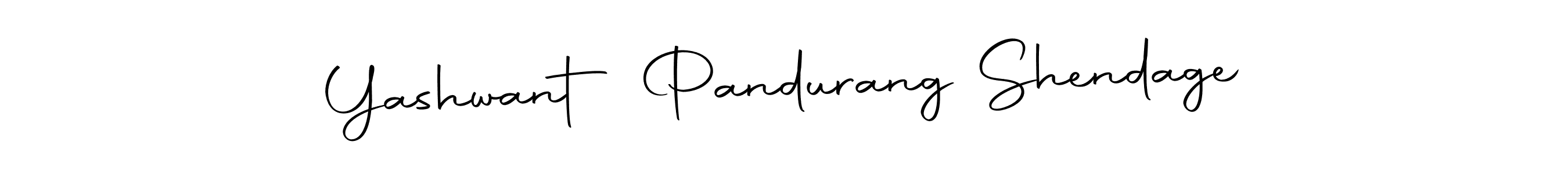 Create a beautiful signature design for name Yashwant Pandurang Shendage. With this signature (Autography-DOLnW) fonts, you can make a handwritten signature for free. Yashwant Pandurang Shendage signature style 10 images and pictures png