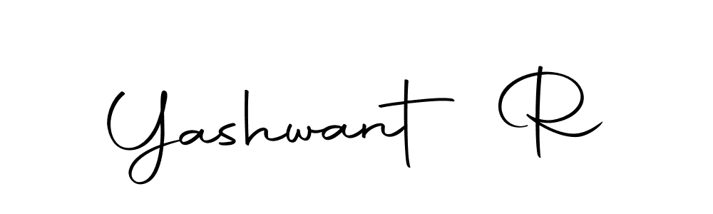 Design your own signature with our free online signature maker. With this signature software, you can create a handwritten (Autography-DOLnW) signature for name Yashwant R. Yashwant R signature style 10 images and pictures png