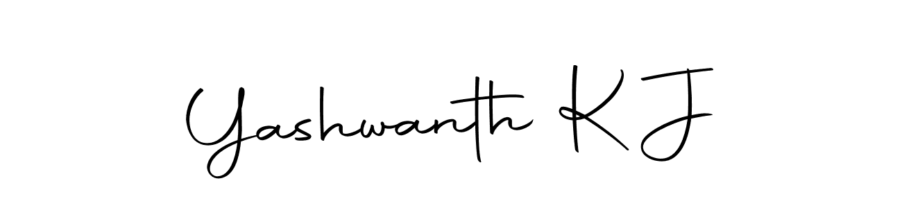 Design your own signature with our free online signature maker. With this signature software, you can create a handwritten (Autography-DOLnW) signature for name Yashwanth K J. Yashwanth K J signature style 10 images and pictures png
