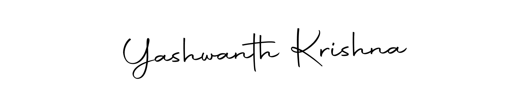 You can use this online signature creator to create a handwritten signature for the name Yashwanth Krishna. This is the best online autograph maker. Yashwanth Krishna signature style 10 images and pictures png