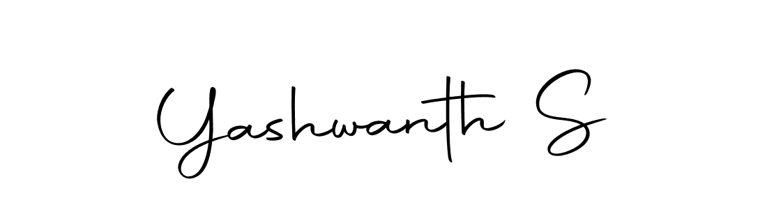 It looks lik you need a new signature style for name Yashwanth S. Design unique handwritten (Autography-DOLnW) signature with our free signature maker in just a few clicks. Yashwanth S signature style 10 images and pictures png