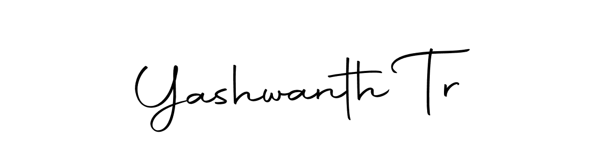 Make a beautiful signature design for name Yashwanth Tr. With this signature (Autography-DOLnW) style, you can create a handwritten signature for free. Yashwanth Tr signature style 10 images and pictures png