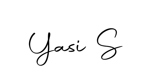 Make a beautiful signature design for name Yasi S. With this signature (Autography-DOLnW) style, you can create a handwritten signature for free. Yasi S signature style 10 images and pictures png