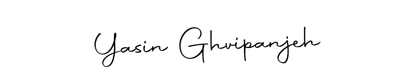 How to make Yasin Ghvipanjeh name signature. Use Autography-DOLnW style for creating short signs online. This is the latest handwritten sign. Yasin Ghvipanjeh signature style 10 images and pictures png