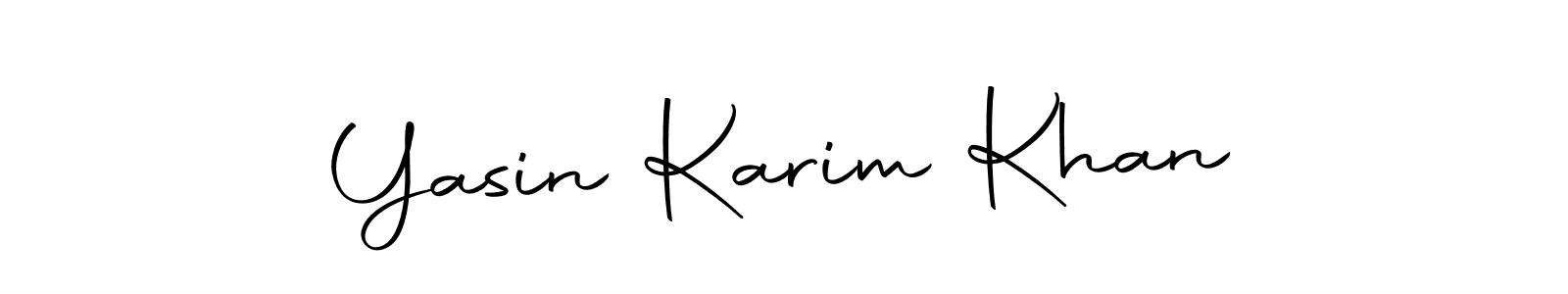 It looks lik you need a new signature style for name Yasin Karim Khan. Design unique handwritten (Autography-DOLnW) signature with our free signature maker in just a few clicks. Yasin Karim Khan signature style 10 images and pictures png