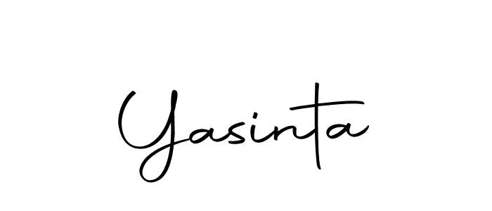 How to make Yasinta signature? Autography-DOLnW is a professional autograph style. Create handwritten signature for Yasinta name. Yasinta signature style 10 images and pictures png