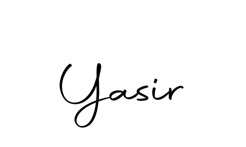 Design your own signature with our free online signature maker. With this signature software, you can create a handwritten (Autography-DOLnW) signature for name Yasir. Yasir signature style 10 images and pictures png