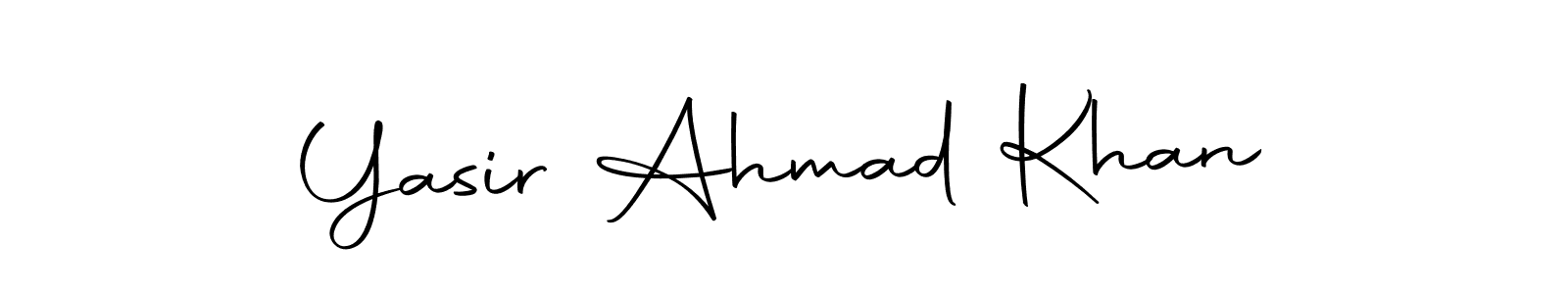 It looks lik you need a new signature style for name Yasir Ahmad Khan. Design unique handwritten (Autography-DOLnW) signature with our free signature maker in just a few clicks. Yasir Ahmad Khan signature style 10 images and pictures png
