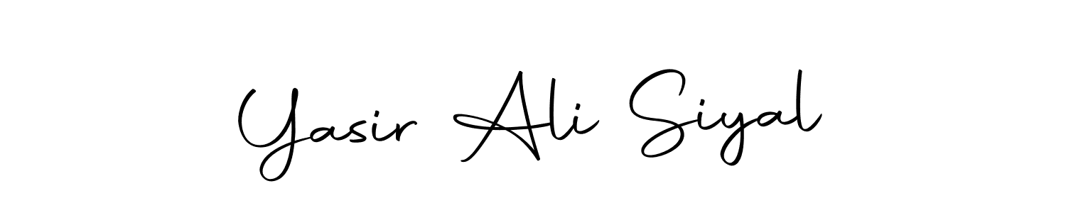 Yasir Ali Siyal stylish signature style. Best Handwritten Sign (Autography-DOLnW) for my name. Handwritten Signature Collection Ideas for my name Yasir Ali Siyal. Yasir Ali Siyal signature style 10 images and pictures png