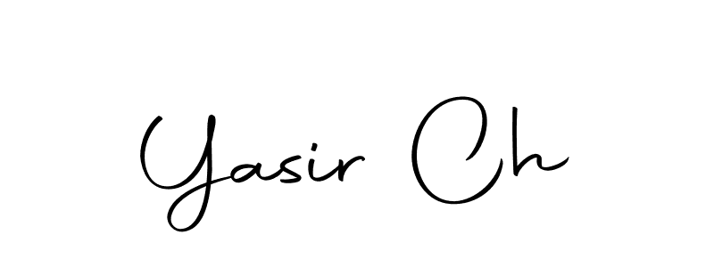 if you are searching for the best signature style for your name Yasir Ch. so please give up your signature search. here we have designed multiple signature styles  using Autography-DOLnW. Yasir Ch signature style 10 images and pictures png