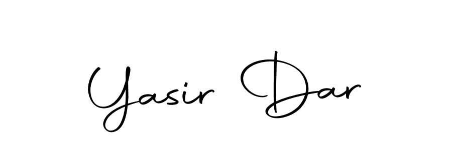 You should practise on your own different ways (Autography-DOLnW) to write your name (Yasir Dar) in signature. don't let someone else do it for you. Yasir Dar signature style 10 images and pictures png