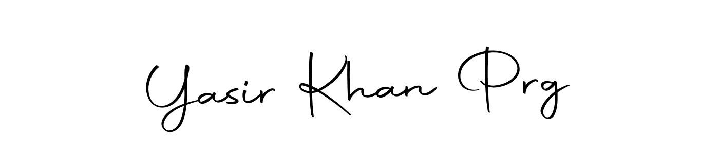 Also we have Yasir Khan Prg name is the best signature style. Create professional handwritten signature collection using Autography-DOLnW autograph style. Yasir Khan Prg signature style 10 images and pictures png