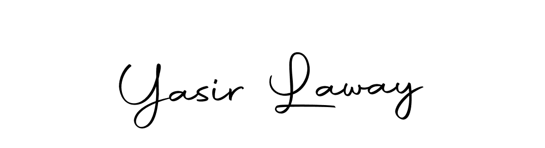 Design your own signature with our free online signature maker. With this signature software, you can create a handwritten (Autography-DOLnW) signature for name Yasir Laway. Yasir Laway signature style 10 images and pictures png