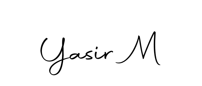 Here are the top 10 professional signature styles for the name Yasir M. These are the best autograph styles you can use for your name. Yasir M signature style 10 images and pictures png