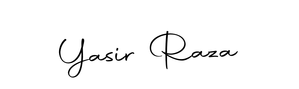 Create a beautiful signature design for name Yasir Raza. With this signature (Autography-DOLnW) fonts, you can make a handwritten signature for free. Yasir Raza signature style 10 images and pictures png