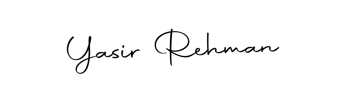 Design your own signature with our free online signature maker. With this signature software, you can create a handwritten (Autography-DOLnW) signature for name Yasir Rehman. Yasir Rehman signature style 10 images and pictures png