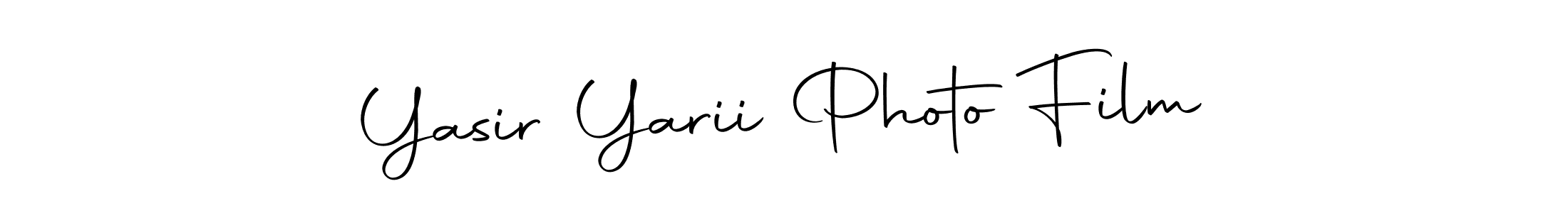 Make a beautiful signature design for name Yasir Yarii Photo Film. Use this online signature maker to create a handwritten signature for free. Yasir Yarii Photo Film signature style 10 images and pictures png