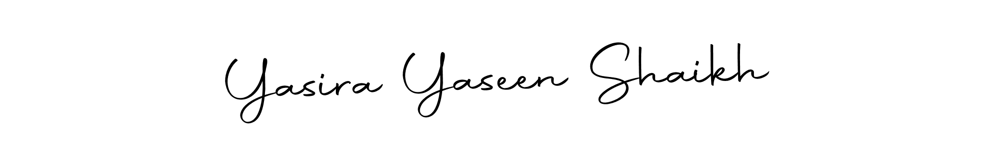 if you are searching for the best signature style for your name Yasira Yaseen Shaikh. so please give up your signature search. here we have designed multiple signature styles  using Autography-DOLnW. Yasira Yaseen Shaikh signature style 10 images and pictures png