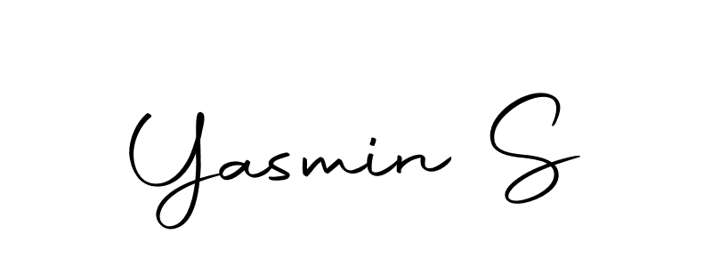 Yasmin S stylish signature style. Best Handwritten Sign (Autography-DOLnW) for my name. Handwritten Signature Collection Ideas for my name Yasmin S. Yasmin S signature style 10 images and pictures png