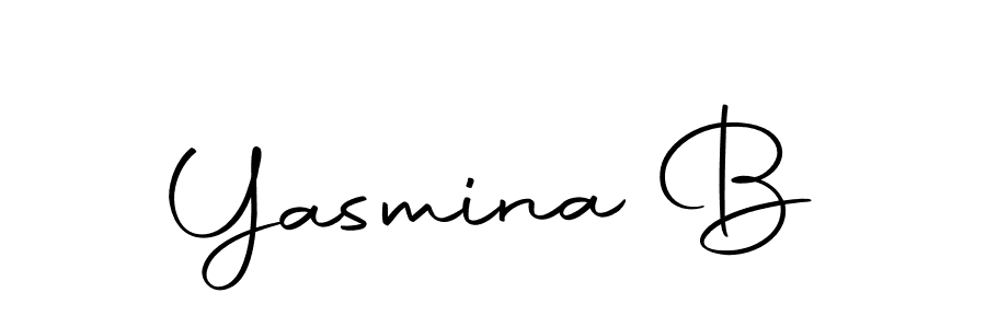 Similarly Autography-DOLnW is the best handwritten signature design. Signature creator online .You can use it as an online autograph creator for name Yasmina B. Yasmina B signature style 10 images and pictures png