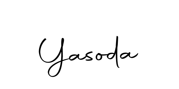 You should practise on your own different ways (Autography-DOLnW) to write your name (Yasoda) in signature. don't let someone else do it for you. Yasoda signature style 10 images and pictures png