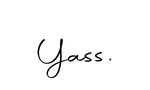 Create a beautiful signature design for name Yass.. With this signature (Autography-DOLnW) fonts, you can make a handwritten signature for free. Yass. signature style 10 images and pictures png