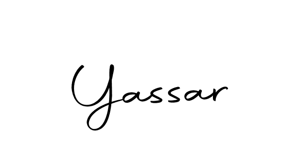 How to make Yassar signature? Autography-DOLnW is a professional autograph style. Create handwritten signature for Yassar name. Yassar signature style 10 images and pictures png