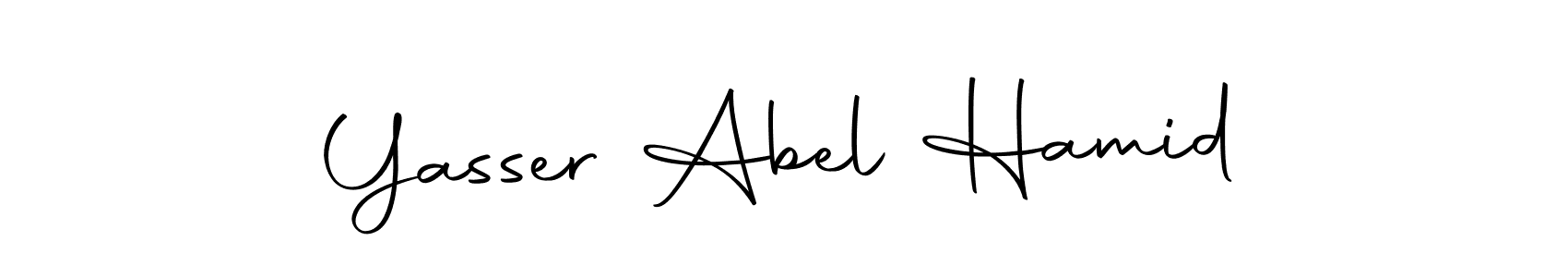 Autography-DOLnW is a professional signature style that is perfect for those who want to add a touch of class to their signature. It is also a great choice for those who want to make their signature more unique. Get Yasser Abel Hamid name to fancy signature for free. Yasser Abel Hamid signature style 10 images and pictures png