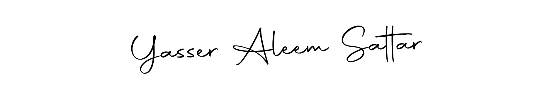 Here are the top 10 professional signature styles for the name Yasser Aleem Sattar. These are the best autograph styles you can use for your name. Yasser Aleem Sattar signature style 10 images and pictures png