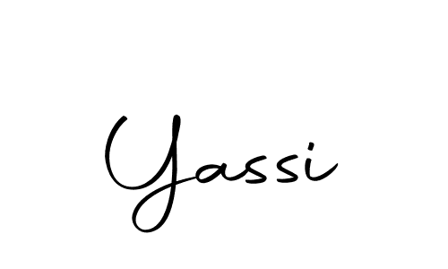 How to make Yassi signature? Autography-DOLnW is a professional autograph style. Create handwritten signature for Yassi name. Yassi signature style 10 images and pictures png