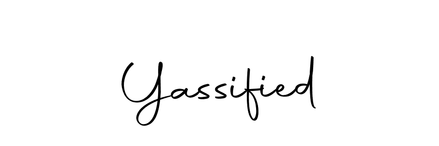 Create a beautiful signature design for name Yassified. With this signature (Autography-DOLnW) fonts, you can make a handwritten signature for free. Yassified signature style 10 images and pictures png