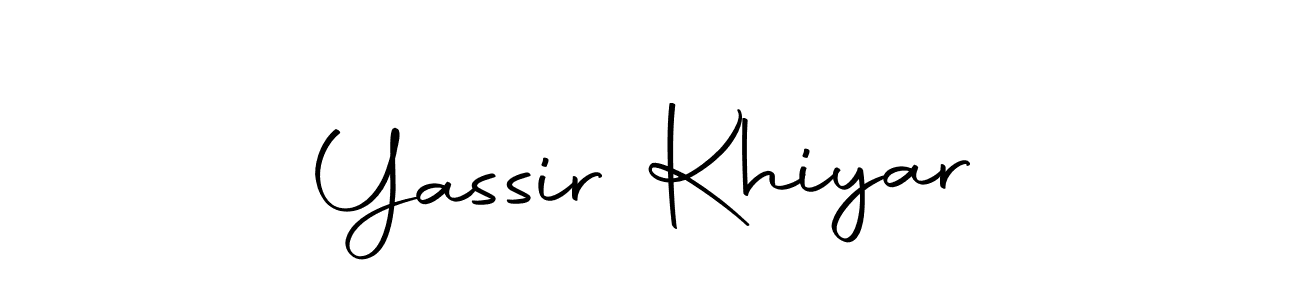 Also we have Yassir Khiyar name is the best signature style. Create professional handwritten signature collection using Autography-DOLnW autograph style. Yassir Khiyar signature style 10 images and pictures png