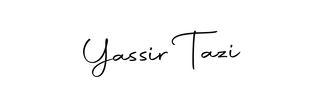 How to make Yassir Tazi signature? Autography-DOLnW is a professional autograph style. Create handwritten signature for Yassir Tazi name. Yassir Tazi signature style 10 images and pictures png