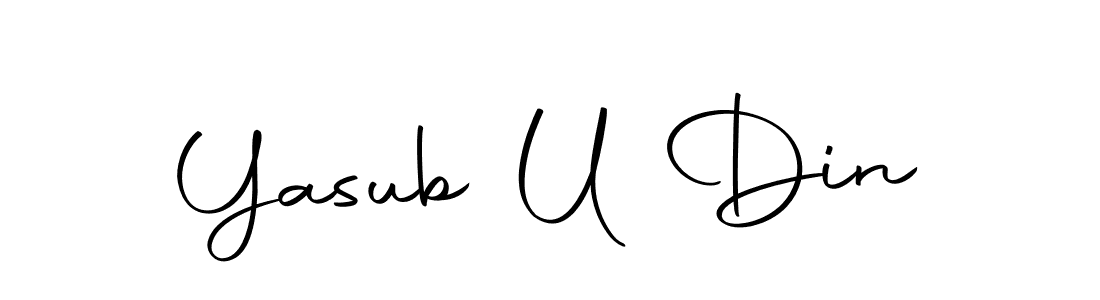 Here are the top 10 professional signature styles for the name Yasub U Din. These are the best autograph styles you can use for your name. Yasub U Din signature style 10 images and pictures png