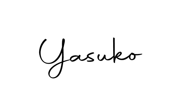 Yasuko stylish signature style. Best Handwritten Sign (Autography-DOLnW) for my name. Handwritten Signature Collection Ideas for my name Yasuko. Yasuko signature style 10 images and pictures png