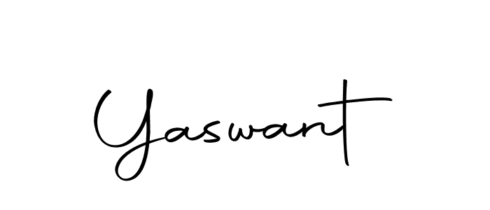 Design your own signature with our free online signature maker. With this signature software, you can create a handwritten (Autography-DOLnW) signature for name Yaswant. Yaswant signature style 10 images and pictures png