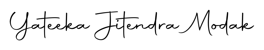 A classic penmanship look for Yateeka Jitendra Modak. The Autography-DOLnW font brings timeless elegance and confidence to every signed document. Yateeka Jitendra Modak signature style 10 images and pictures png