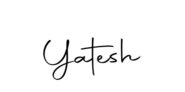 Make a beautiful signature design for name Yatesh. With this signature (Autography-DOLnW) style, you can create a handwritten signature for free. Yatesh signature style 10 images and pictures png