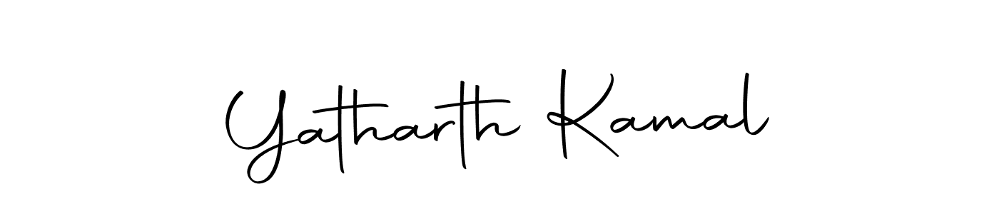 Make a beautiful signature design for name Yatharth Kamal. Use this online signature maker to create a handwritten signature for free. Yatharth Kamal signature style 10 images and pictures png
